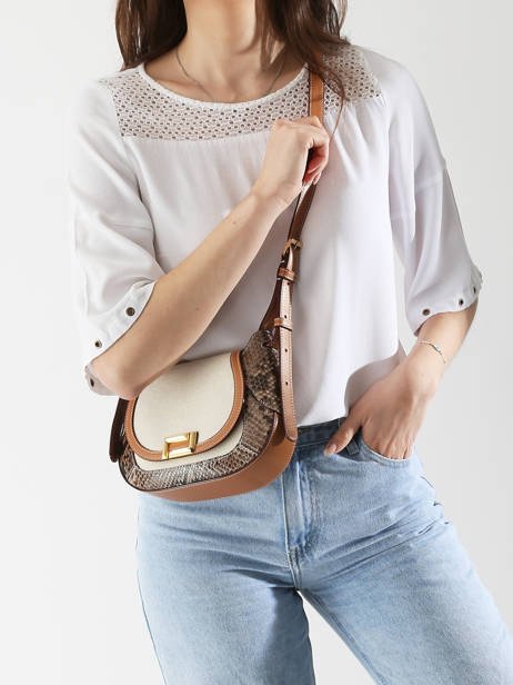 Sac Bandoulière Paulette Lancel Marron paulette A13374 vue secondaire 1