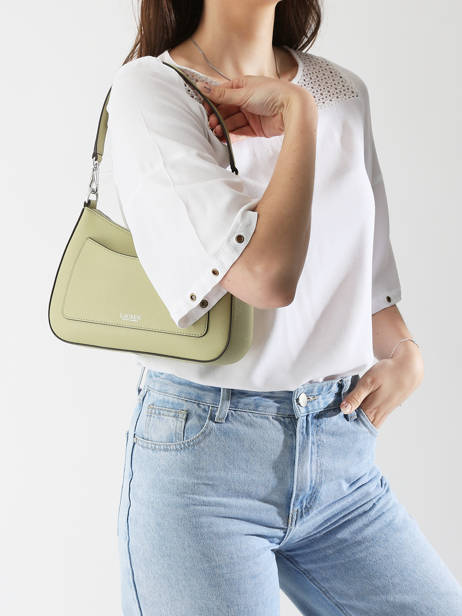 Sac PortÃ© Ã©paule Danni 26 Cuir Lauren ralph lauren Vert danni 31883768 vue secondaire 1