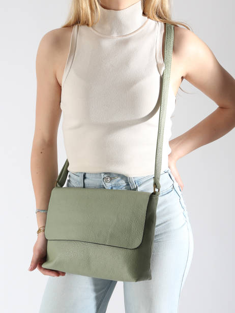 Sac BandouliÃ¨re Soft Miniprix Vert soft MD5234 vue secondaire 1