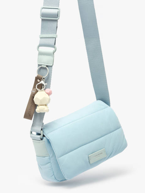 Sac BandouliÃ¨re Plum Polyester David jones Bleu plum CM7476 vue secondaire 2