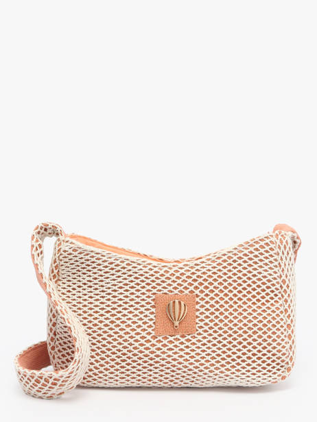 Sac BandouliÃ¨re Estival Coton Le voyage en panier Orange estival PM851
