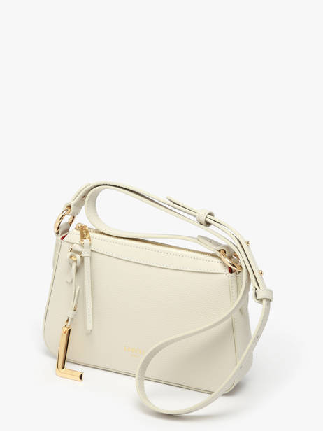 Sac BandouliÃ¨re Faubourg Cuir Lancel Beige faubourg A13524 vue secondaire 2