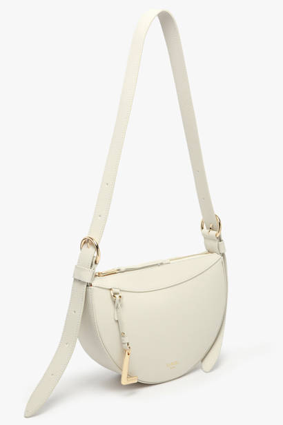 Sac BandouliÃ¨re Faubourg Cuir Lancel Beige faubourg A13525 vue secondaire 2