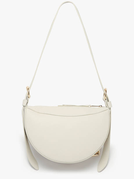 Sac BandouliÃ¨re Faubourg Cuir Lancel Beige faubourg A13525 vue secondaire 4