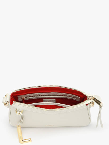 Sac BandouliÃ¨re Faubourg Cuir Lancel Beige faubourg A13524 vue secondaire 3