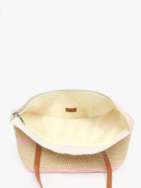 Sac PortÃ© Ã©paule Cabas Polyester Gerard pasquier Rose cabas P25022 vue secondaire 3
