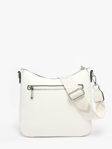 Sac BandouliÃ¨re Grained Miniprix Blanc grained F8575 vue secondaire 2