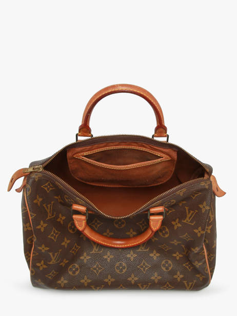 Sac à Main D'occasion Speedy 35 Monogrammé Louis vuitton Marron second life 1353782 vue secondaire 4
