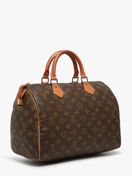 Sac à Main D'occasion Speedy 35 Monogrammé Louis vuitton Marron second life 1353782 vue secondaire 5