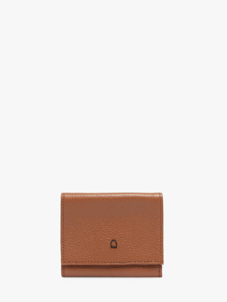 Porte-monnaie Madras Cuir Etrier Marron madras EMAD097