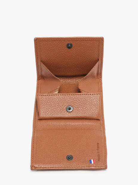 Porte-monnaie Madras Cuir Etrier Marron madras EMAD097 vue secondaire 2