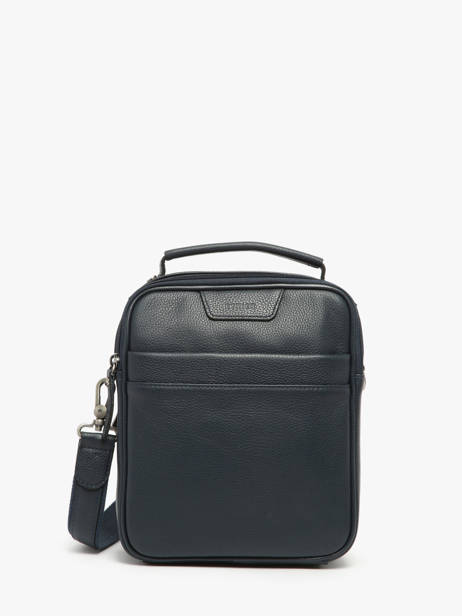 Sac BandouliÃ¨re Flandres Cuir Etrier Bleu flandres EFLA732M