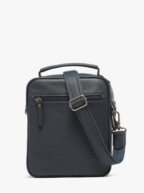 Sac BandouliÃ¨re Flandres Cuir Etrier Bleu flandres EFLA732M vue secondaire 4