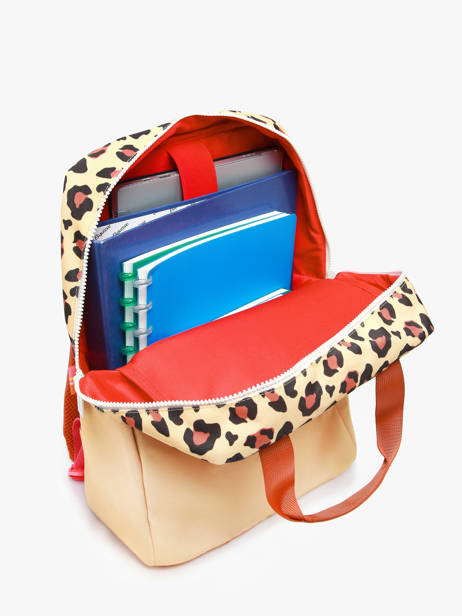 Sac Ã  Dos Hello hossy Beige cool kids PADU vue secondaire 3