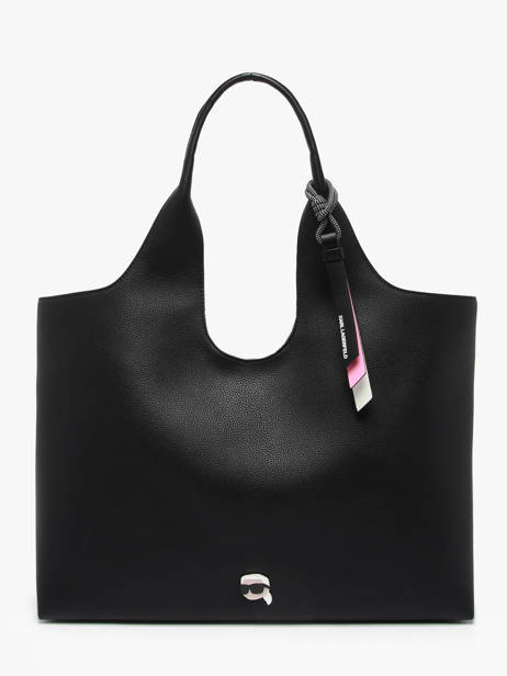Sac Porté épaule K Ikon Polyurethane Karl lagerfeld Noir k ikon A3W30096
