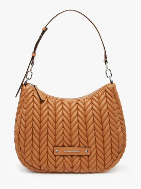 Sac Porté épaule K Weave Polyurethane Karl lagerfeld Marron k weave A3W30147