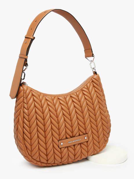 Sac Porté épaule K Weave Polyurethane Karl lagerfeld Marron k weave A3W30147 vue secondaire 1