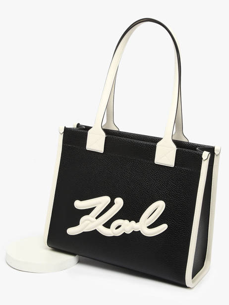 Sac Porté épaule K Skuare Polyurethane Karl lagerfeld Noir k skuare A1W30042 vue secondaire 1