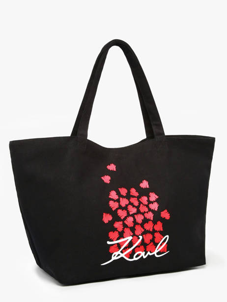 Sac Porté épaule K Signature Coton Karl lagerfeld Noir k signature A3W50111 vue secondaire 1