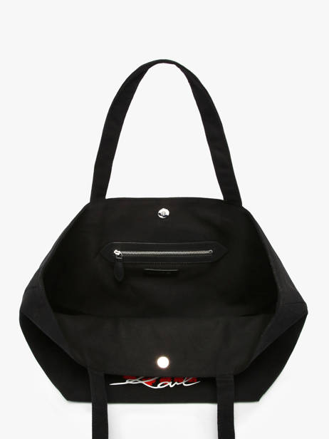 Sac Porté épaule K Signature Coton Karl lagerfeld Noir k signature A3W50111 vue secondaire 2