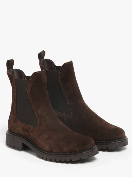 Bottines En Cuir Tamaris Marron accessoires 41 vue secondaire 1