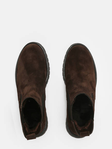 Bottines En Cuir Tamaris Marron accessoires 41 vue secondaire 3