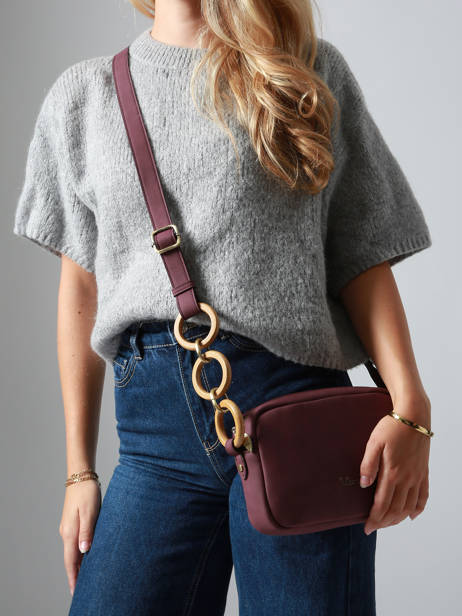 Sac Bandoulière Heliconia Woomen Violet heliconia WHEL11 vue secondaire 1