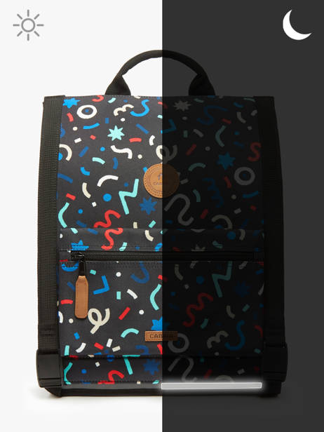 Sac à Dos 2 Compartiments Cabaia Noir school L vue secondaire 6