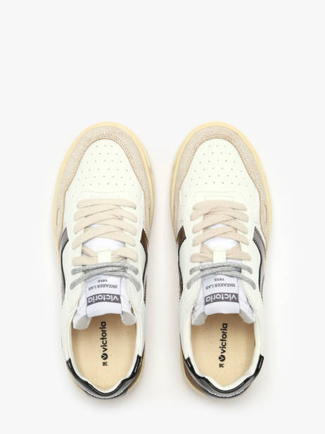 Sneakers En Cuir Victoria Vert accessoires 1257135 vue secondaire 3