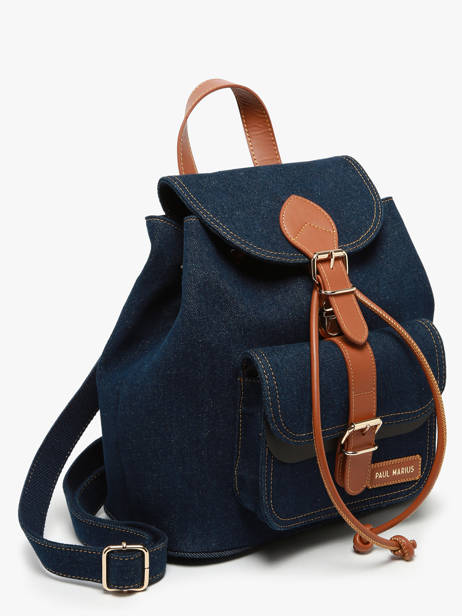Sac à Dos Le Baroudeur Denim Brut Paul marius Bleu denim brut BAROUDEB vue secondaire 1