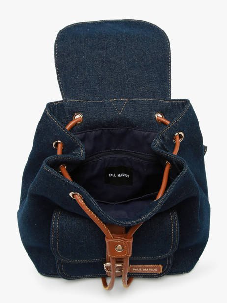 Sac à Dos Le Baroudeur Denim Brut Paul marius Bleu denim brut BAROUDEB vue secondaire 2