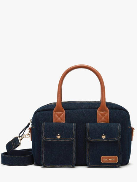Sac Bandoulière Le Dandy S Denim Brut Paul marius Bleu denim brut DANDSDEB
