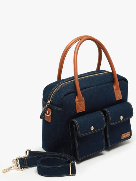Sac Le Dandy Denim Brut Paul marius Bleu denim brut DANDYDEB vue secondaire 1