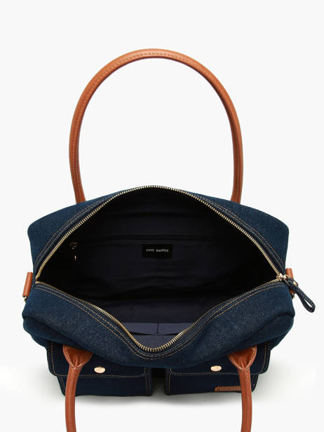 Sac Le Dandy Denim Brut Paul marius Bleu denim brut DANDYDEB vue secondaire 2