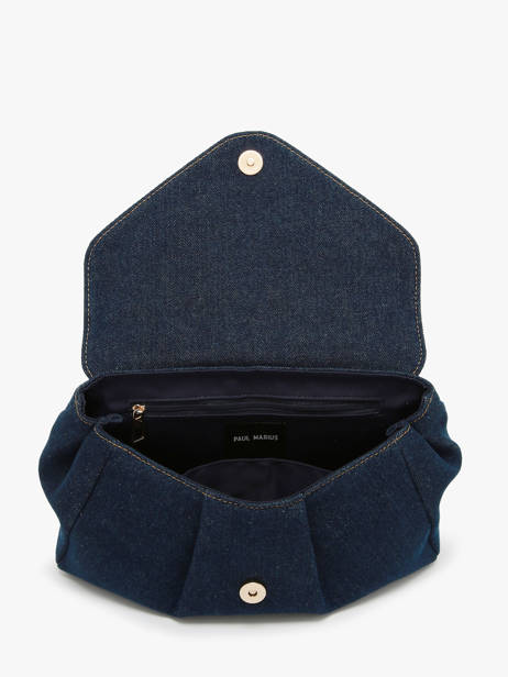 Sac Le Suzon M Denim Brut Paul marius Bleu denim brut SUZM2DEB vue secondaire 2