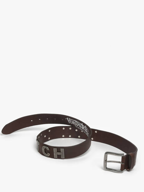 Ceinture Von dutch Marron belt GLORY vue secondaire 2
