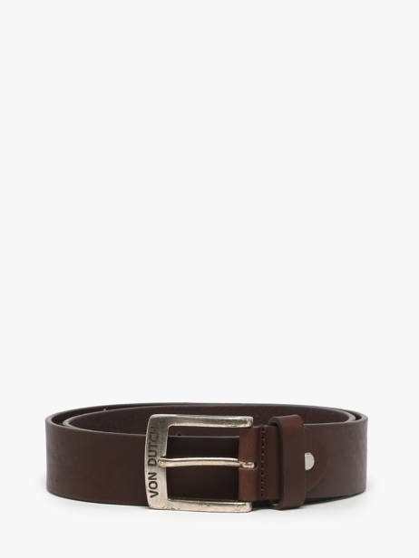 Ceinture Ajustable Von dutch Marron belt HUTCH