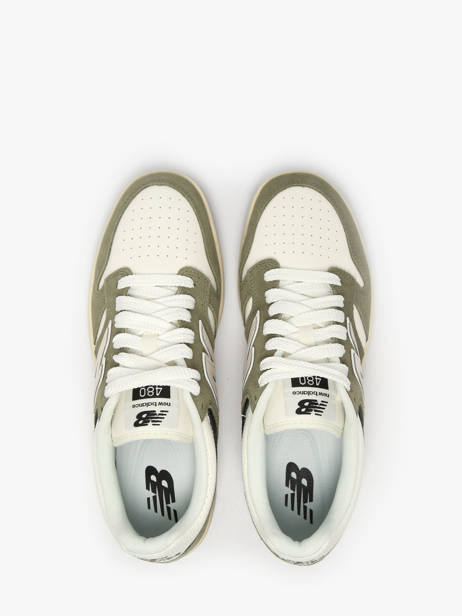 Sneakers 480 En Cuir New balance Vert boy BB480PEO vue secondaire 3