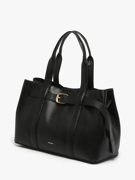 Sac Porté épaule Buckle Calvin klein jeans Noir buckle 4F3294G vue secondaire 2