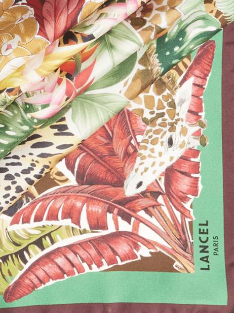 Foulard Lancel Multicolore charms A13879 vue secondaire 1