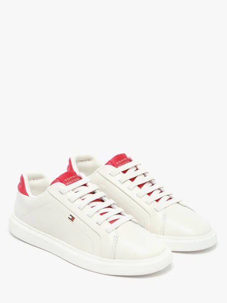 Sneakers En Cuir Tommy hilfiger Blanc women 89480GI vue secondaire 1