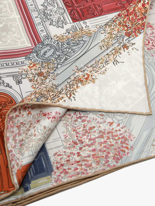 Longchamp Soie gots Etole Vert