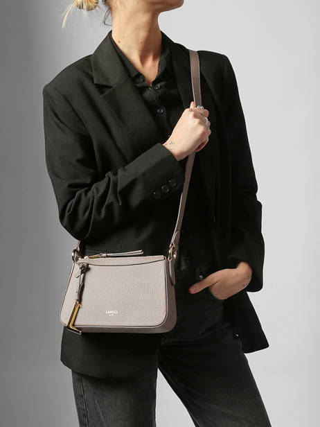Sac Bandoulière Faubourg Cuir Lancel Gris faubourg A13524 vue secondaire 1