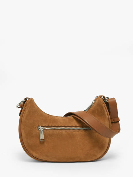 Sac Bandoulière Suede Cuir Lancaster Beige suede 81 vue secondaire 4