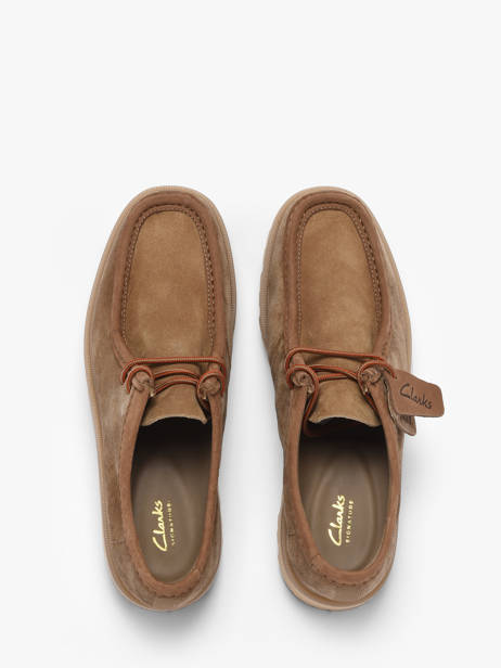 Chaussures Derbies En Cuir Clarks Marron men 26186419 vue secondaire 4