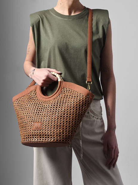 Sac Porté Main Neflier Estival Woomen Marron neflier estival WNEE01 vue secondaire 2