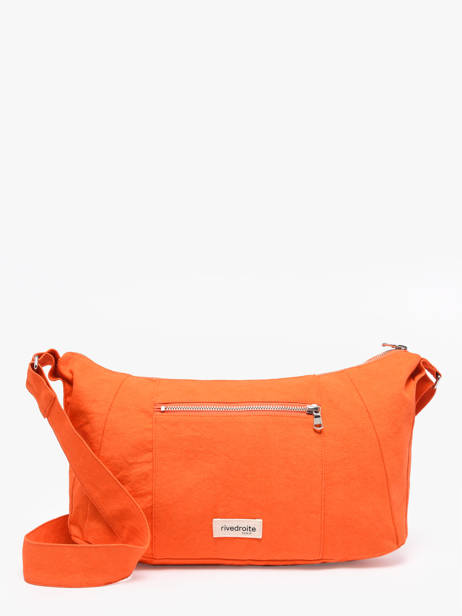 Le Sac Crossbody Mini Charlot Coton Recyclé Rivedroite Orange timeless MCHARTIM