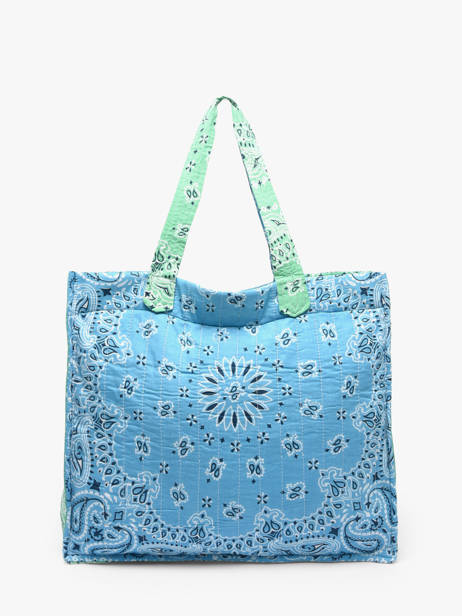 Sac Porté épaule Bandana Coton Le voyage en panier Bleu bandana PM965 vue secondaire 4