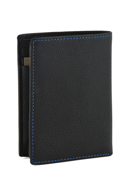 Portefeuille M Vertical ZippÃ© Charles Cuir Le tanneur Noir charles TCHA3311 vue secondaire 1