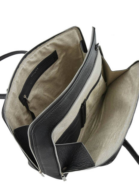 Sac PortÃ© Main Billy Cuir Nathan baume Noir nathan N1920016 vue secondaire 4